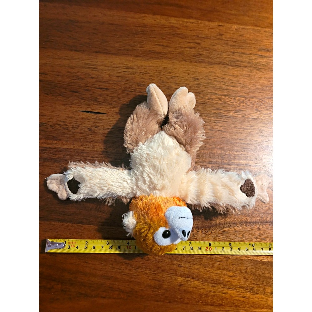 Wild Republic Brown Monkey Plush Stuffed Animal Hugger Slap Braclet